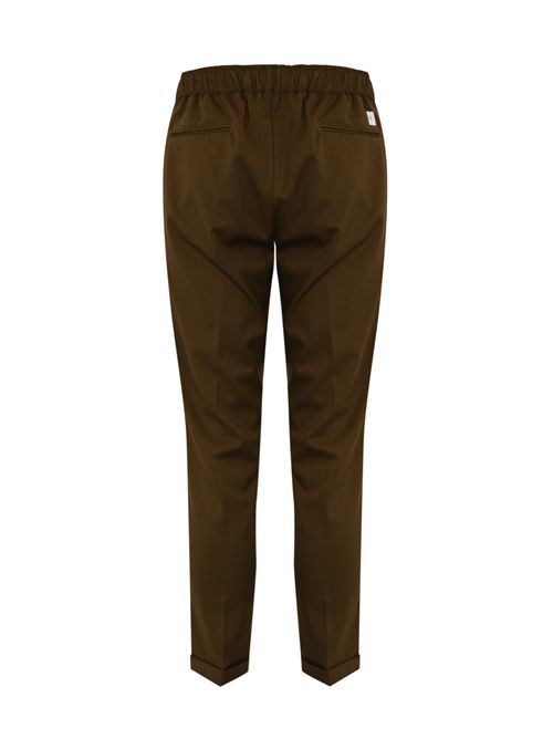 Pantalone con laccio Berry in tessuto tecnico Dark Brown PMDS | S25P41807220092