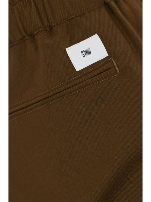 Pantalone con laccio Berry in tessuto tecnico Dark Brown PMDS | S25P41807220092