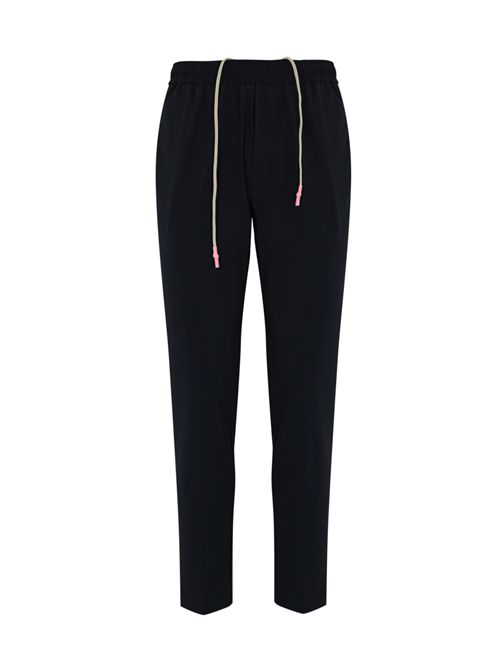Pantalone con laccio in tessuto tecnico Blu navy PMDS | S25P41835680060