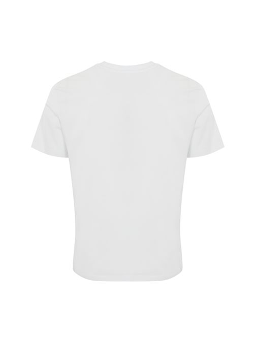 T-shirt in cotone con stampa logo White PMDS | S25TS2590010/71