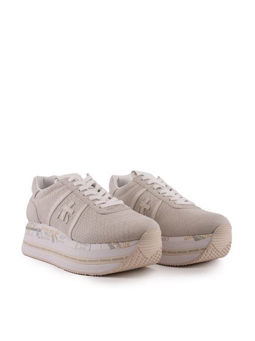 Sneakers Beth 7370 in pelle beige PREMIATA | BETH7370