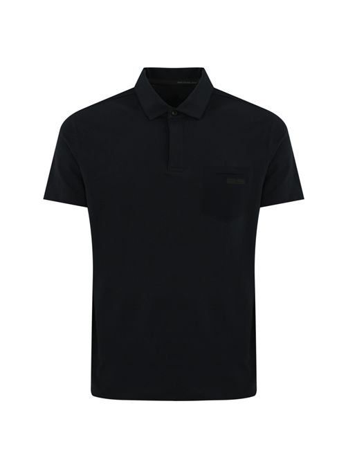 Polo Revo in cotone stretch Blue/Black RRD | 2520160