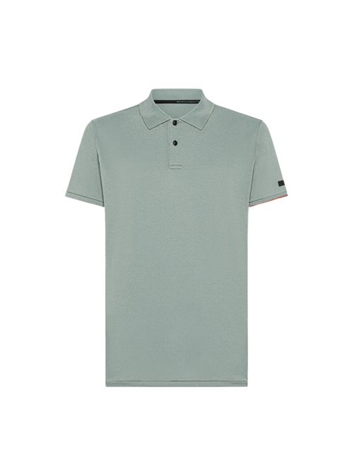 Polo Macro in cotone stretch Light Grey RRD | 2520313