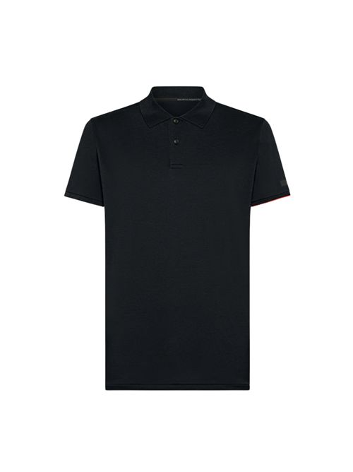 Polo Macro in cotone stretch Blue Black RRD | 2520360