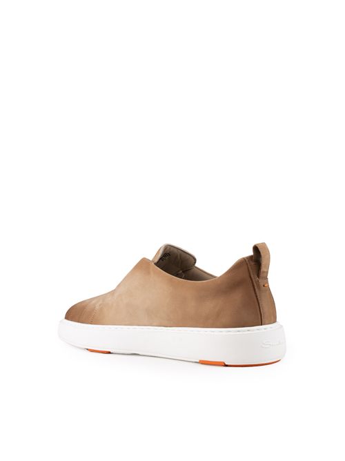 Sneakers senza lacci Victory-Fehu59 in pelle scamosciata Cammello Santoni | MBCD21995BARTFEHE10