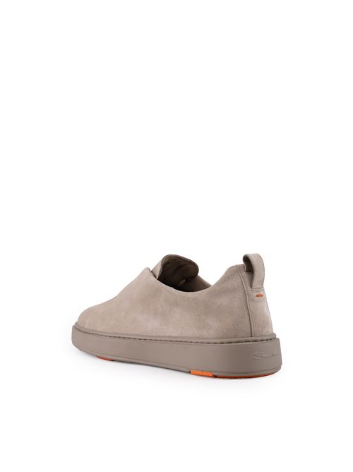 Sneakers senza lacci Victory-Seym45 in pelle scamosciata Tortora Santoni | MBCD21995TARTSEYM45