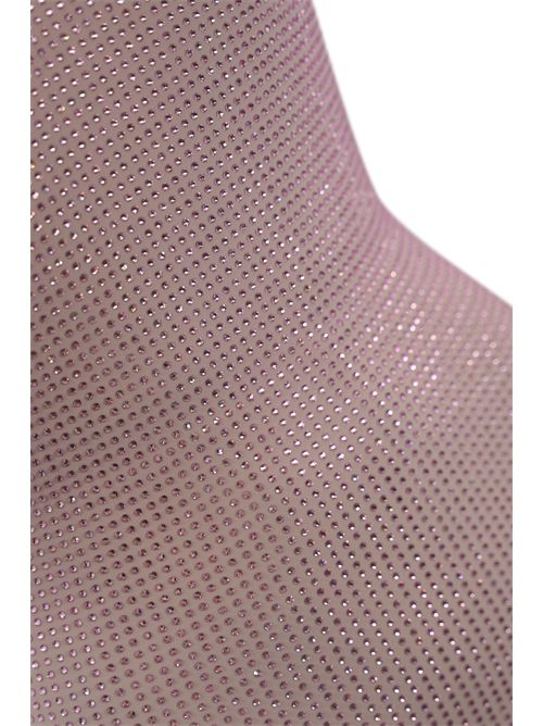 Abito lungo Helios con strass rosa TWENTYFOURHAITCH | A526ROS