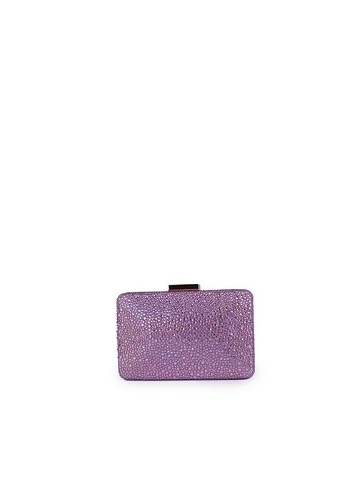 Clutch Niger con cristalli Cipria TWENTYFOURHAITCH | LB10095CIP