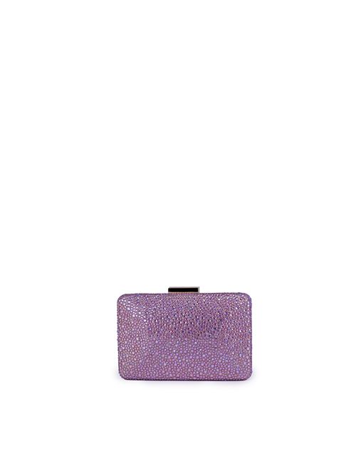 Clutch Niger con cristalli Cipria TWENTYFOURHAITCH | LB10095CIP