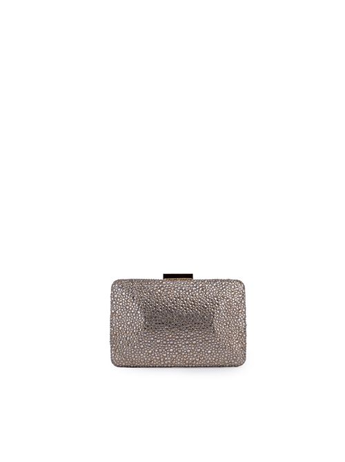 Clutch Niger con cristalli Oro TWENTYFOURHAITCH | LB10095ORO