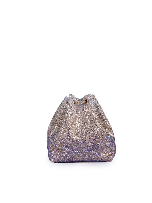 Borsa Milo in tessuto con cristalli degrade' TWENTYFOURHAITCH | LB10098MLT