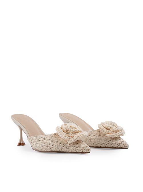 Scarpe slingback Strasburgo Crema TWENTYFOURHAITCH | SH393CRM