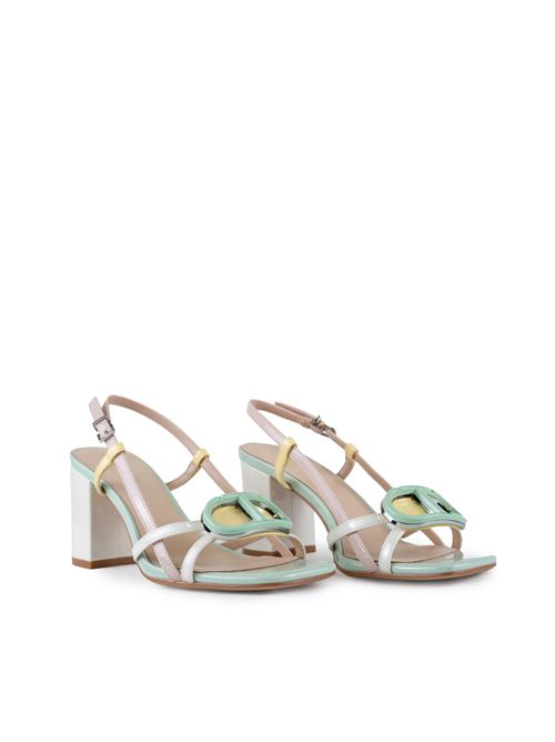 Sandali in vernice con Oval-t TWINSET | 251TCP07212154
