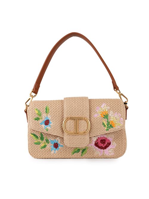 Borsa Amie in paglia con ricami TWINSET | 251TD812000193