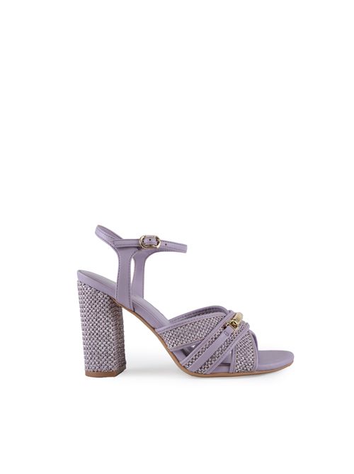 Sandalo alto in rafia Lilla TWINSET | 251TGT02400703