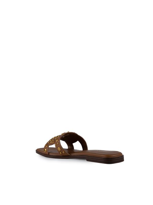 Sandalo in pelle con borchie TWINSET | 251TGT07200057