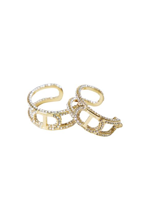 Orecchini Oval-t e strass TWINSET | 251TO536100888