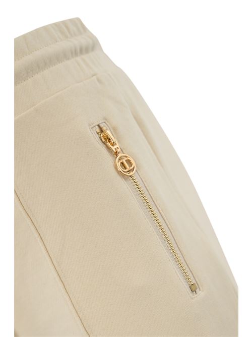 Pantalone in felpa con tasche zip TWINSET | 251TP248212140