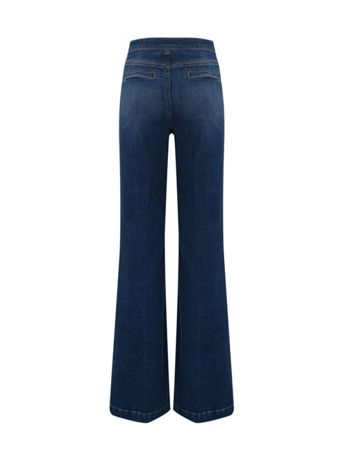 Jeans flare con bottoni decor TWINSET | 251TP257401611