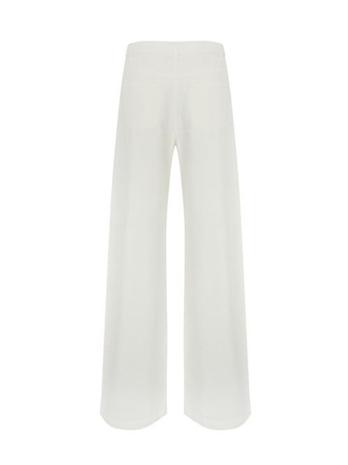 Pantalone wide leg in bull di cotone TWINSET | 251TP259100282