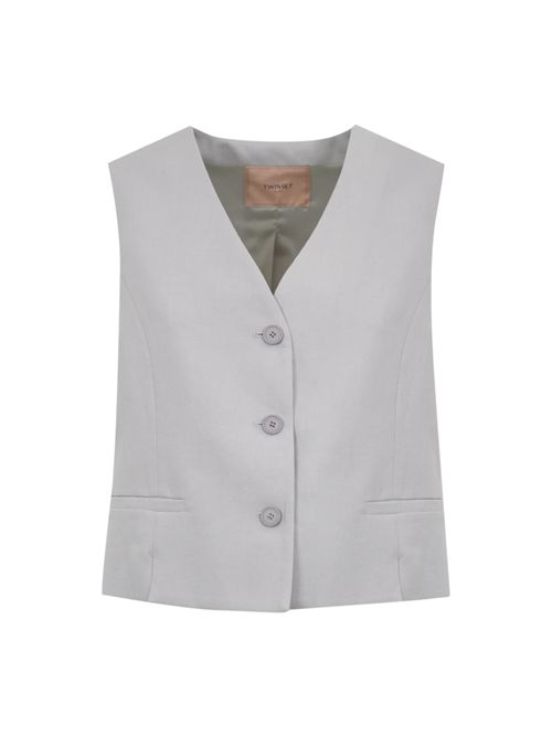 Gilet in misto lino TWINSET | 251TP276112147