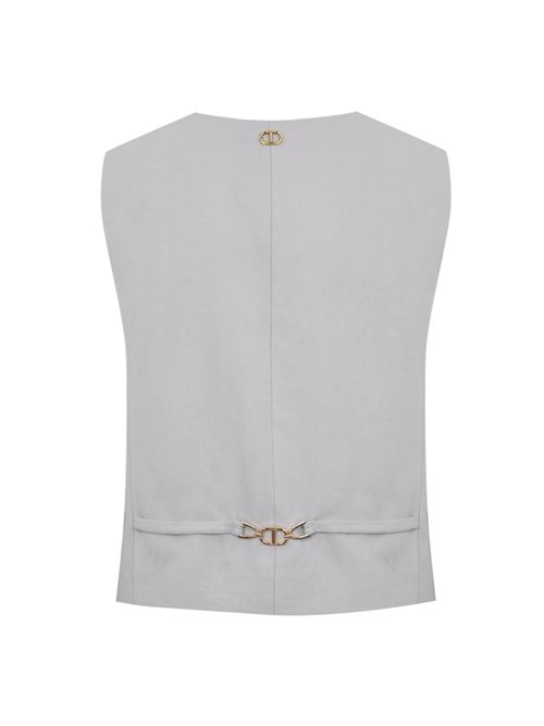 Gilet in misto lino TWINSET | 251TP276112147