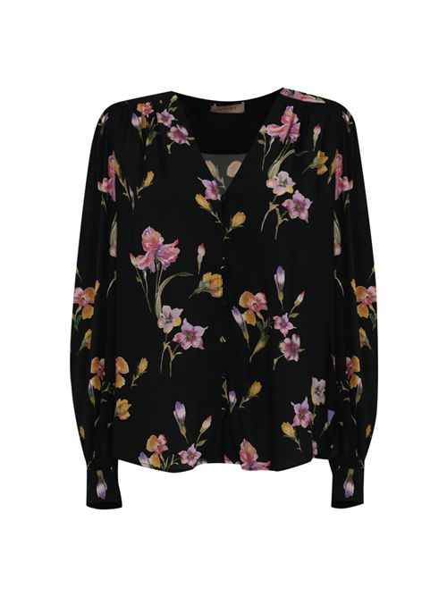 Camicia in crepe de chine con stampa floreale TWINSET | 251TP277412328