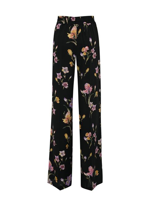 Pantaloni in crepe de chine con stampa floreale TWINSET | 251TP277612328