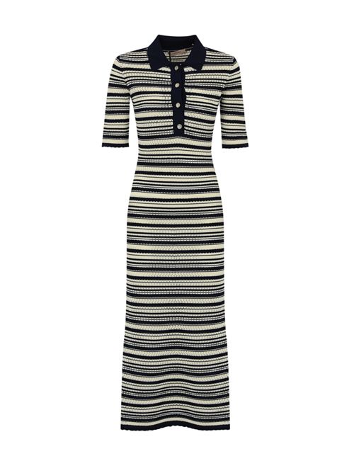 Abito lungo in maglia a righe TWINSET | 251TP319012261
