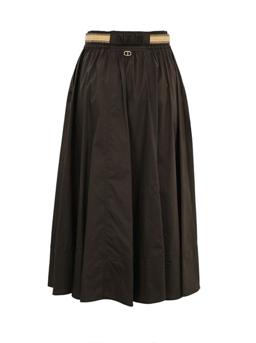 Gonna longuette con cintura TWINSET | 251TT202J00203