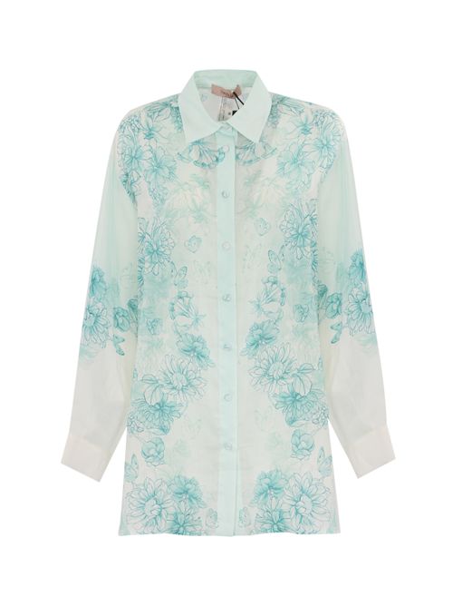Camicia in seta con stampa floreale TWINSET | 251TT206812513