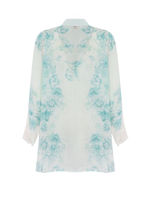 Camicia in seta con stampa floreale TWINSET | 251TT206812513