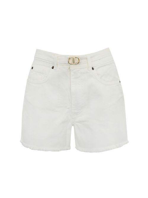Shorts in bull con cintura Oval-T TWINSET | 251TT221101226