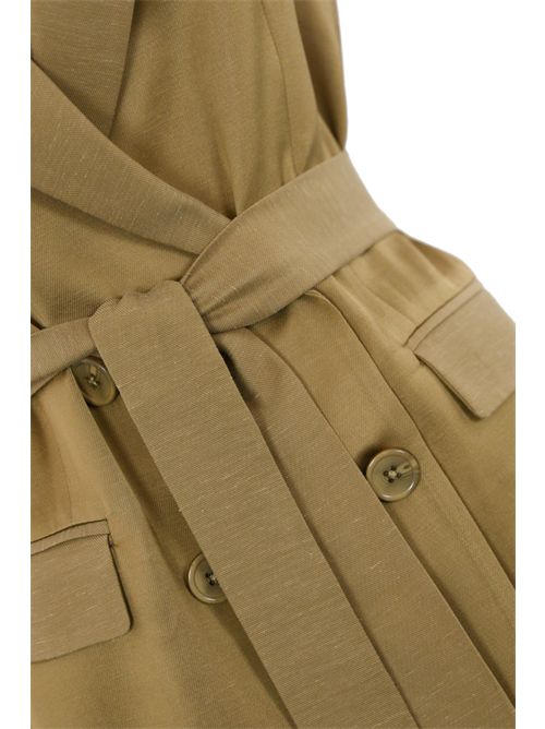 Gilet in envers satin con cintura TWINSET | 251TT227512438