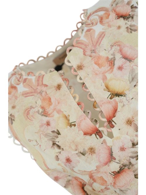 Abito corto in lino con stampa TWINSET | 251TT244112527