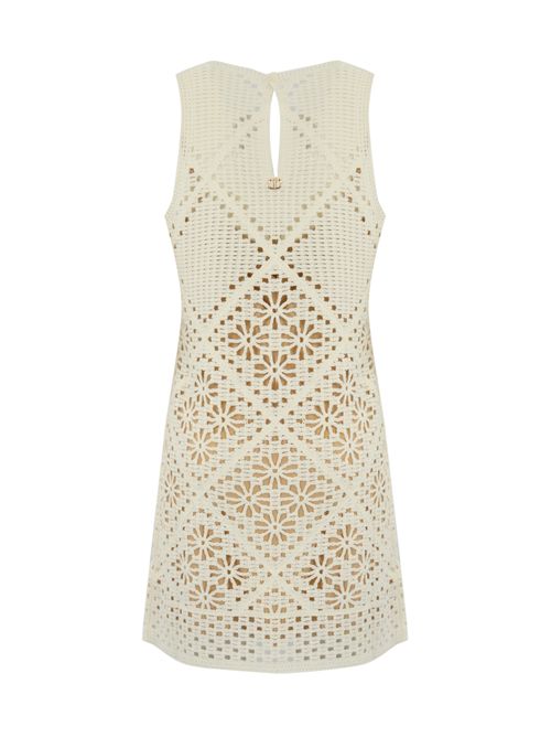 Abito corto in maglia crochet TWINSET | 251TT320500282