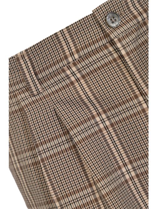 Bermuda con fantasia check AMARANTO | B6AB0001CHECK