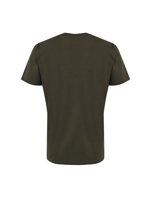 T-shirt girocollo in cotone Militare AMARANTO | B6AB006719M