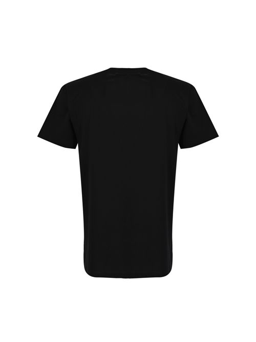 T-shirt girocollo in cotone Nero AMARANTO | B6AB0067A99