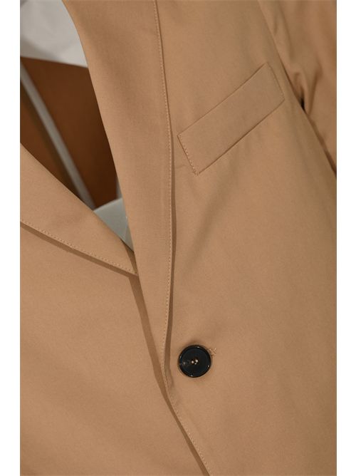 Giacca monopetto in cotone AMARANTO | B6AB007562M