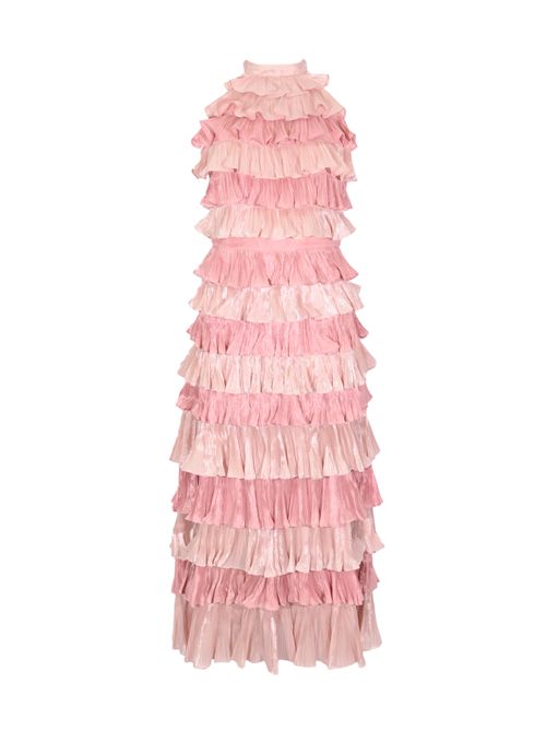 Abito lungo con rouches AMOSA | A26SSAB04U.V.