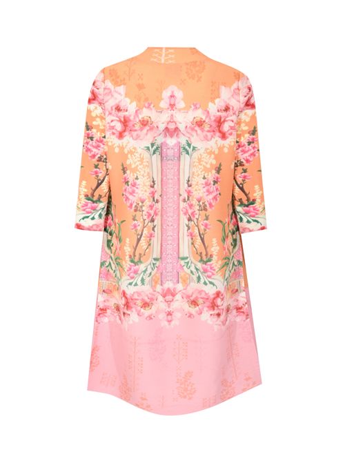 Abito in tessuto a costine con stampa floreale AMOSA | A26SSAB16U.V.