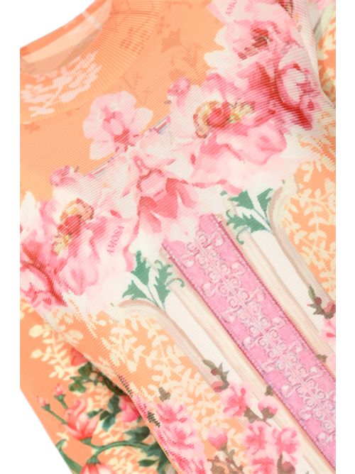 Abito in tessuto a costine con stampa floreale AMOSA | A26SSAB16U.V.