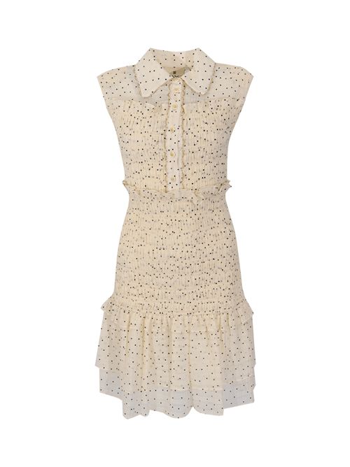Abito a pois in misto tencel AMOSA | A26SSAB34U.V.