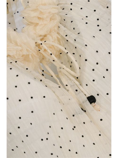 Abito a pois in misto tencel AMOSA | A26SSAB34U.V.