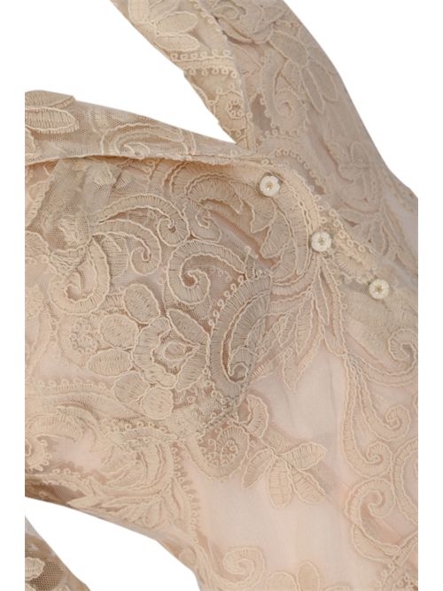 Camicia effetto blazer in pizzo di misto cotone AMOSA | A26SSCA21U.V.