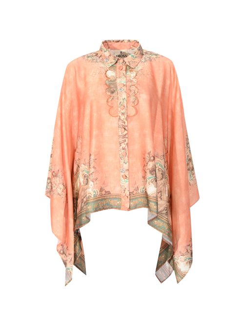 Camicia ampia in misto viscosa stampata AMOSA | A26SSCA28U.V.