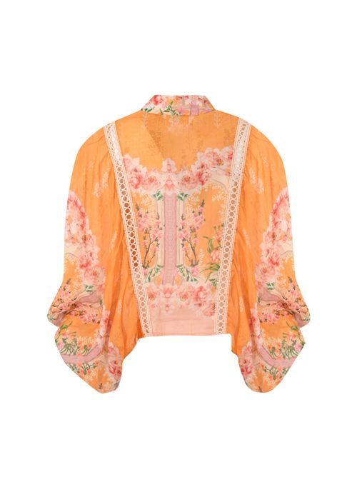 Camicia in lino con stampa AMOSA | A26SSCA30U.V.