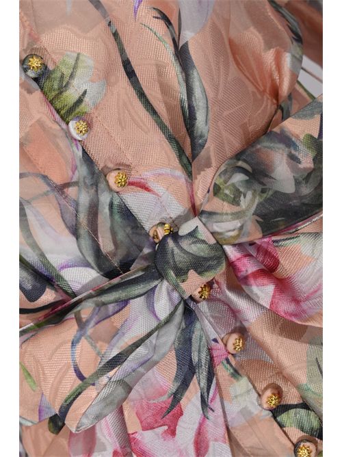 Camicia effetto seta con stampa floreale AMOSA | A26SSCA37U.V.