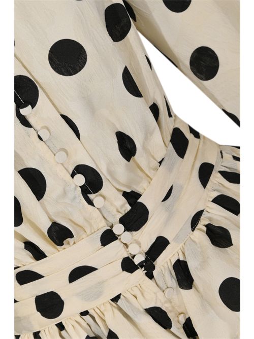 Camicia a pois in misto viscosa jacquard AMOSA | A26SSCA40U.V.